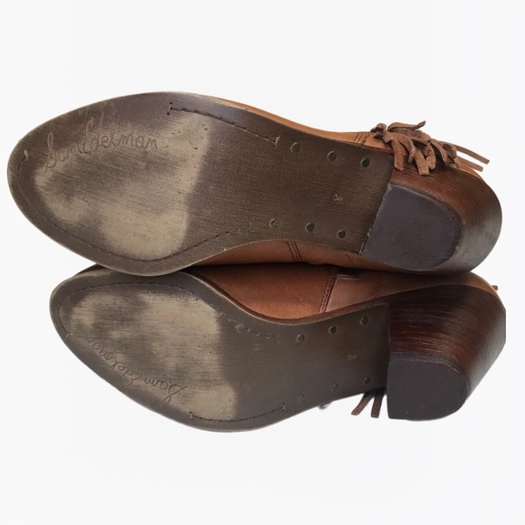 Sam Edelman Fringe Leather Women’s Ankle Boots - 8 M - Picture 11 of 17